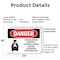 Signmission Formaldehyde Irritant Hazard Danger Sign, Plastic, 24in W x 18in L, 2PK OS-2PACK-DS-P-1824-L-1266 - alternate 2